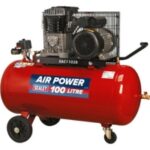 100 Litre Air Compressor - 3HP -Motor Type, Belt System, 220V Copper