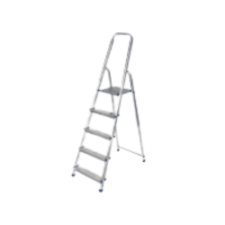 Aluminum Platform Ladder 5 Steps 3.5 Feet Household